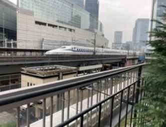 東京交通会館は新幹線が見える都内のﾋﾞｭｰｽﾎﾟｯﾄ!3階屋上庭園｢有楽町ｺﾘｰﾇ｣で子供を満足させよう!